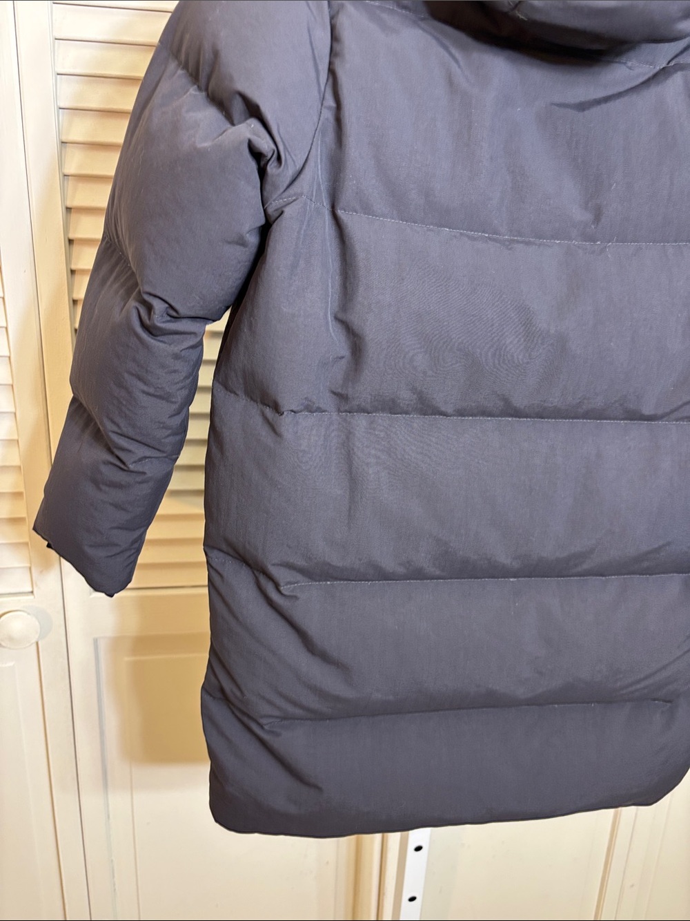 Patagonia Boys Black Quilted Hooded Down Puffer Jacket Medium (Size 10) - Picture 5 of 9